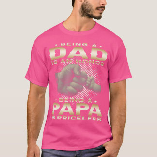 T-shirt Hommes Être un DAD est un HONNEUR Être un PAPA est