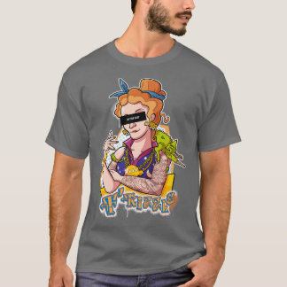 T-shirt Hommes Femme Caricatures Magiques École Bus Enfant