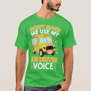 T-shirt Hommes Femmes Caricatures Magiques École Bus Enfan