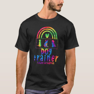 T-shirt Hommes Femmes Cool Entraîneur de chien Je fais ass