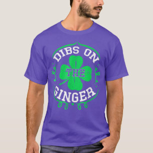 T-shirt Hommes Femmes Dibs Sur Le Ginger Drôle St Patrick'
