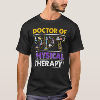 T-shirt Hommes Femmes Dpt Physiothérapeute Docteur Pta The