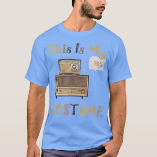 T-shirt Hommes femmes en tenue vintage, Voici mon costume 
