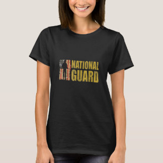 T-shirt Hommes Femmes Garde Nationale Drapeau Américain Fi