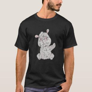 T-shirt Hommes Femmes Hippopotames Hippopotames Cute Baby