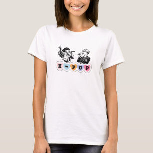 T-shirt Hommes Femmes Idols Chantant KPop Hearts Musique D