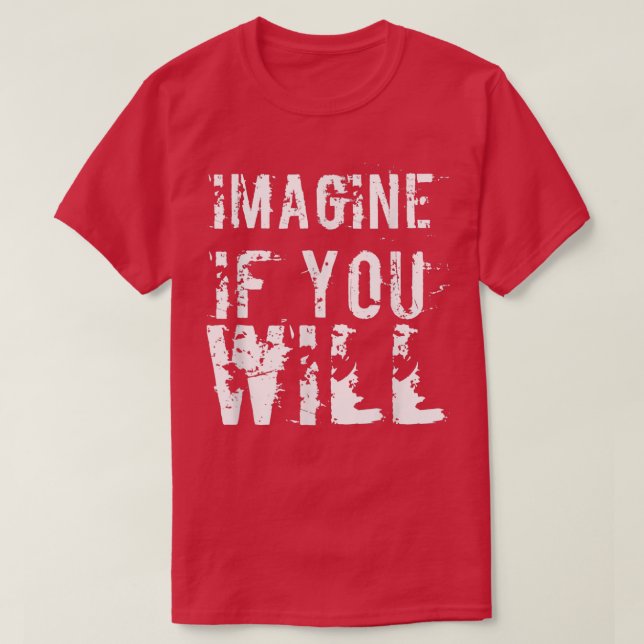 T-shirt Hommes Femmes Imagination Graphique Postivité Nouv (Design devant)