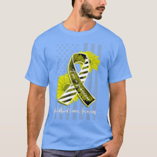 T-shirt Hommes Femmes Je Suis Survivante Enfance Cancer