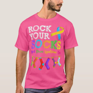 T-shirt Hommes Femmes Kid Down Syndrome de sensibilisation