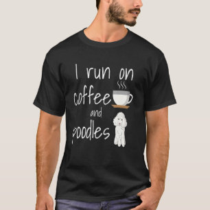T-shirt Hommes Femmes Poodle Je Cours Sur Les Poodles De C