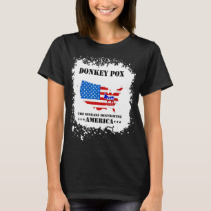 T-shirt Hommes Femmes Pox D'Âne La Maladie Détruisant Amér