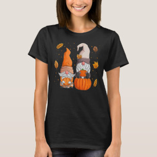 T-shirt Hommes Femmes Thanksgiving Gnomies Shirts, Gnome F