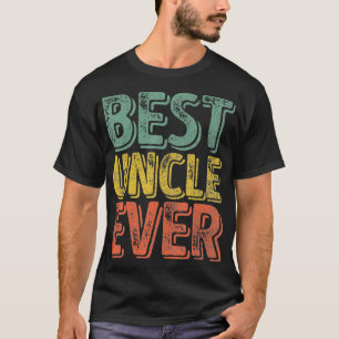 T-shirt Hommes Fête des pères drôle Vintage meilleur oncle