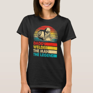 T-shirt Hommes Fête des pères Papa Souder L'Homme La Légen