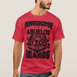 T-shirt Hommes Fête des pères Tee Awesome Abuelos Ont Tatt