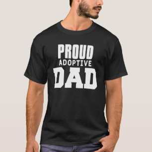T-shirt Hommes Fier Adopteur Papa Foster Père Fils Fille