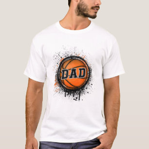 T-shirt Hommes Fier Basket Papa Fête des pères de vie Re