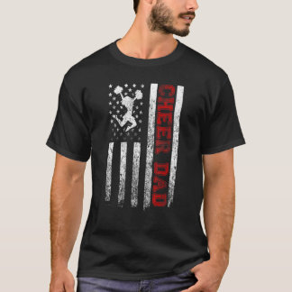 T-shirt Hommes Fier Cheval Papa Cool du drapeau américain 