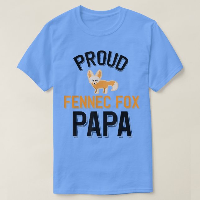 T-shirt Hommes Fier Fennec Fo Papa (Design devant)