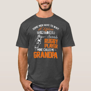 T-shirt Hommes Fier grand-père de Rugby Joueur de Rugby dr