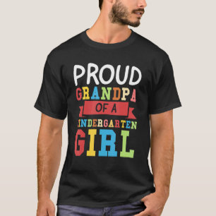 T-shirt Hommes Fier Grand-Père D'Une Fille De Maternelle