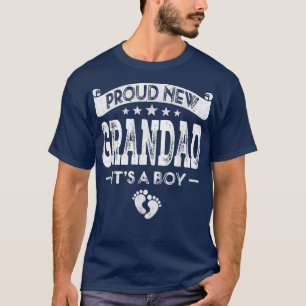 T-shirt Hommes Fier Nouveau Grand-Père C'Est Un Garçon Gen