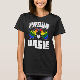 T-shirt Hommes Fier Oncle De Lgbtq Rainbow Lgbt Gay pride