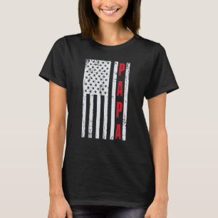 T-shirt Hommes Fier Papa American Flag Chemise Papa Gift_2