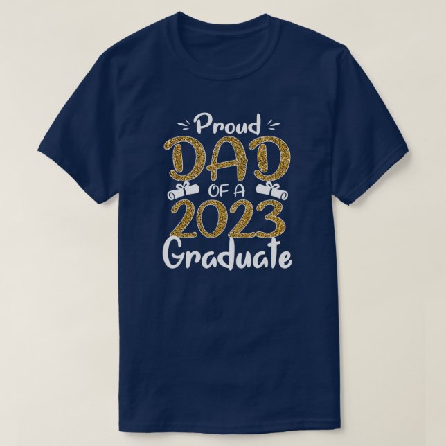 T-shirt Hommes Fier Papa D'Un Diplômé De 2023 Pour La Fami (Design devant)