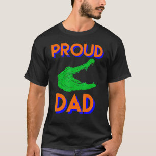 T-shirt Hommes Fier Papa D'Une Idée Unique Gator Pour Les