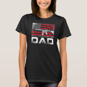 T-shirt Hommes Fier Papa Papa Papa Papa Papa Daddy Droits