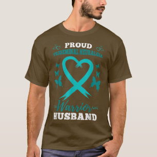 T-shirt Hommes Fier Trigeminal Neuralgie Mari guerrier