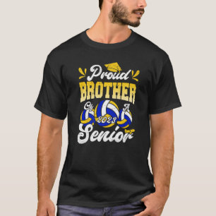 T-shirt Hommes Fiers Frère d'un senior 2023 Volleyball 202