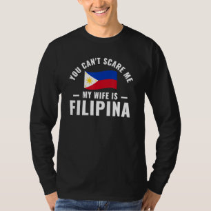 T-shirt Hommes Filipino-Américain Ma Femme Est Filipina Ph