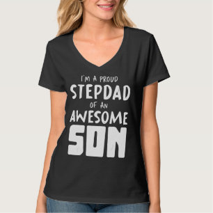 T-shirt Hommes Fils Bonus Papa Fier Fer Père Stepfather Pa