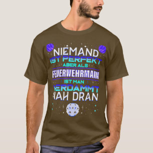 T-shirt Hommes Fireman cadeau volontaire de la brigade d'i