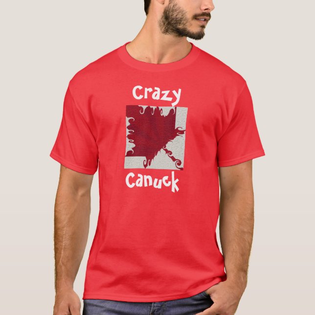 T-shirt Hommes FOUS de CANUCK (Devant)