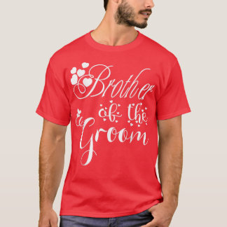 T-shirt Hommes Frère De La Groom Drôle Mariage Ou Bachelo