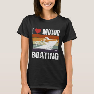 T-shirt Hommes Funny Bateau Vie Vitesse Bateau Capitaine J