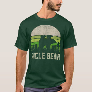 T-shirt Hommes Funny Uncle Bear Shirts De Niece & Nephew,