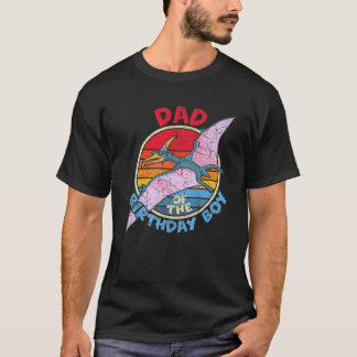 T-shirt Hommes Garçon Anniversaire I Papa I Pterodactylus 