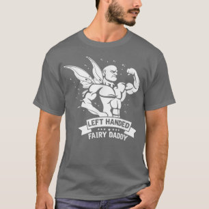 T-shirt Hommes Gauche Poignée Fée Papa Bodybuilding Fitnes