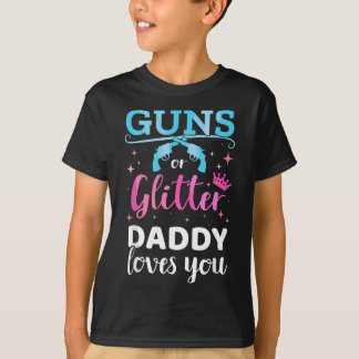 T-shirt Hommes Genre révéler armes ou parties scintillant 