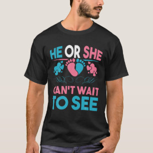 T-shirt Hommes Genre Revey Party Bébé rose et bleu béb