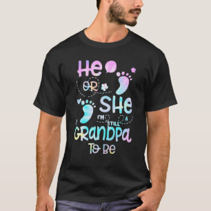 T-shirt Hommes Grand-Père Bébé Genre Révéler Lui Ou Elle G