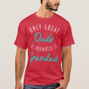 T-shirt Hommes grands papas obtenir promu à grand, Pregnan