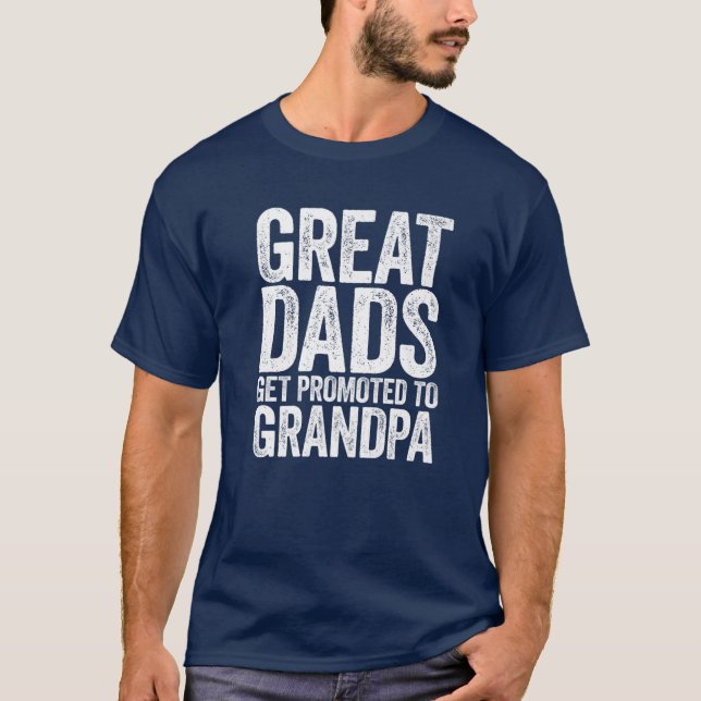 T-shirt Hommes grands papas se font promettre à grand-père (Devant)