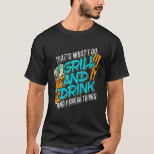 T-shirt Hommes Grill Grill Dit Que Je Grille Et Je Connais