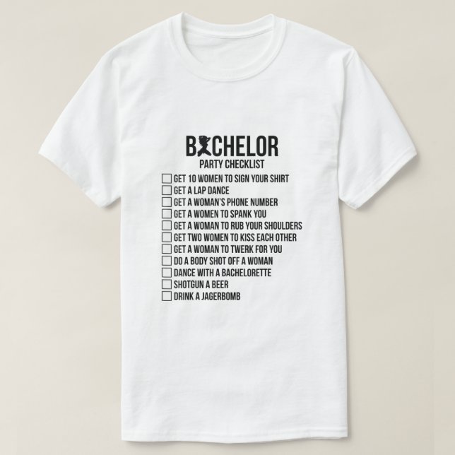 T-shirt Hommes Groomsmen Groom Squat Hommes Bachelor Fourn (Design devant)