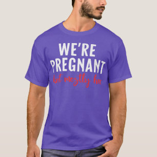 T-shirt Hommes Grossesse drôle Faire-part Nous sommes Ence